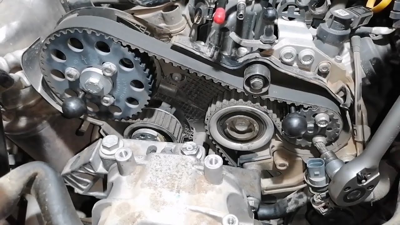 Calage courroie distribution VW Tinguan ضبط وتركيب حزام نقل الحركة لفولكسواجن تينكوان