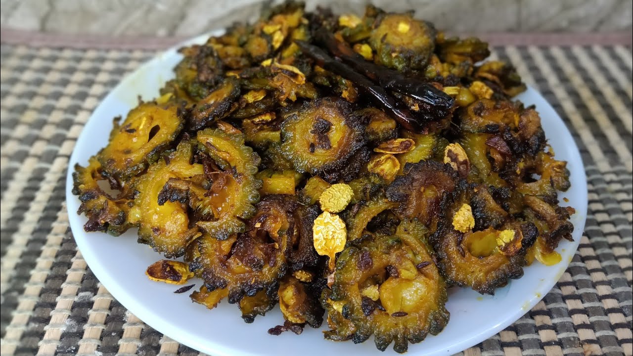 Приготовьте горькую тыкву так, чтобы она не имела горького вкуса. Бхуджиа из горькой тыквы по-бих...