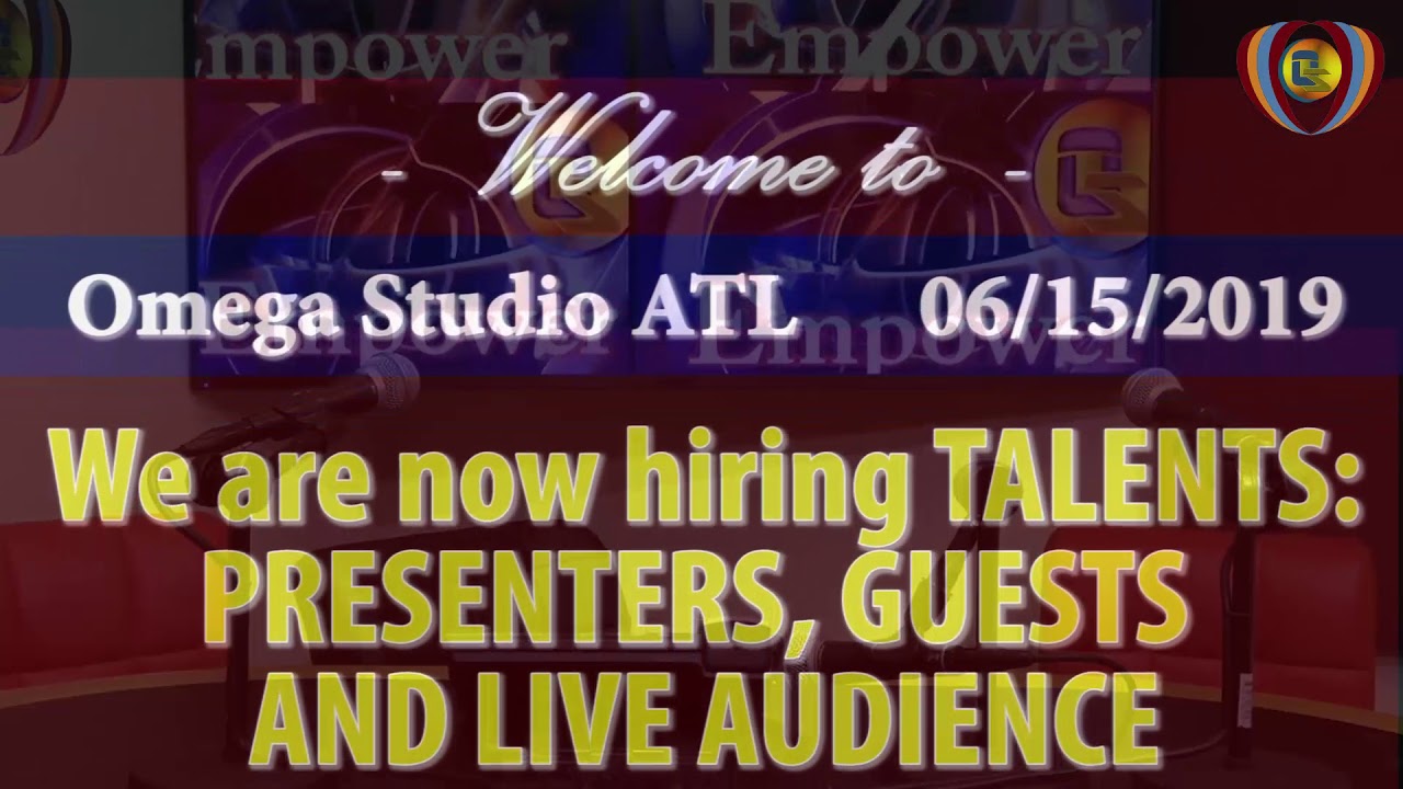 Omega Studio ATL - Resuming Live Production soon !!!