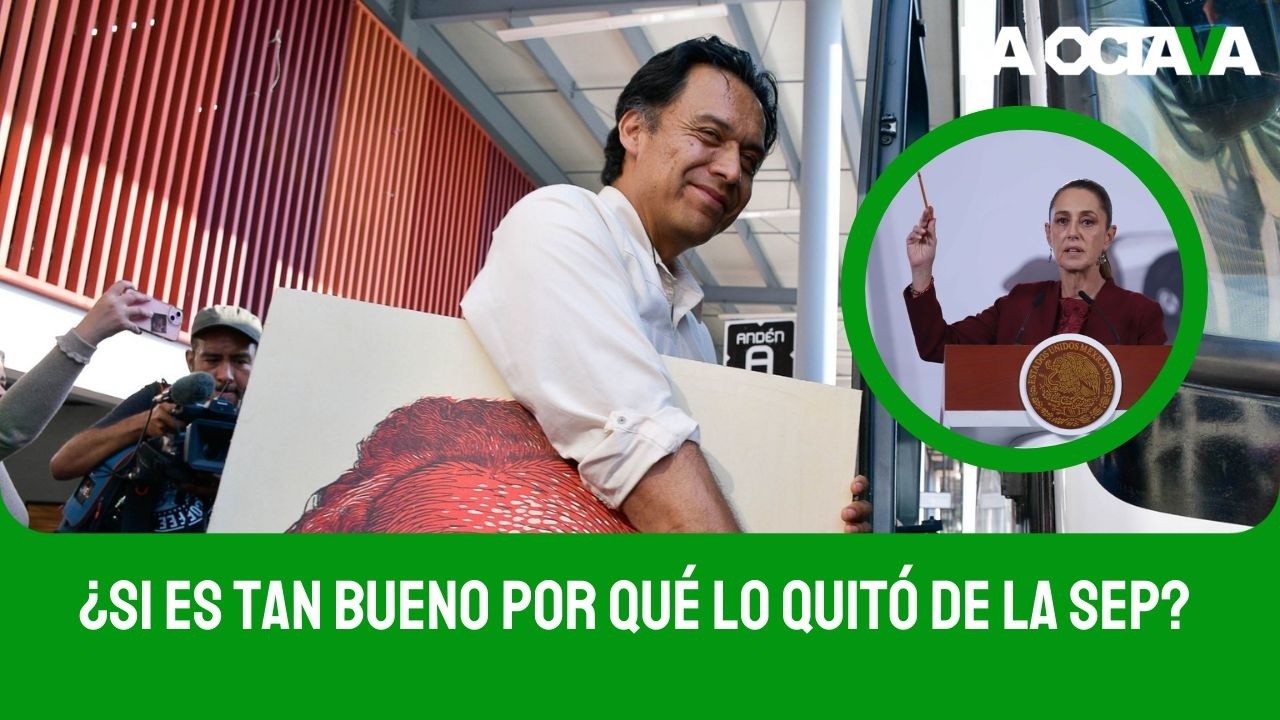 SHEINBAUM hace RECONOCIMIENTO a MARX ARRIAGA: hizo un GRAN TRABAJO con los LIBROS