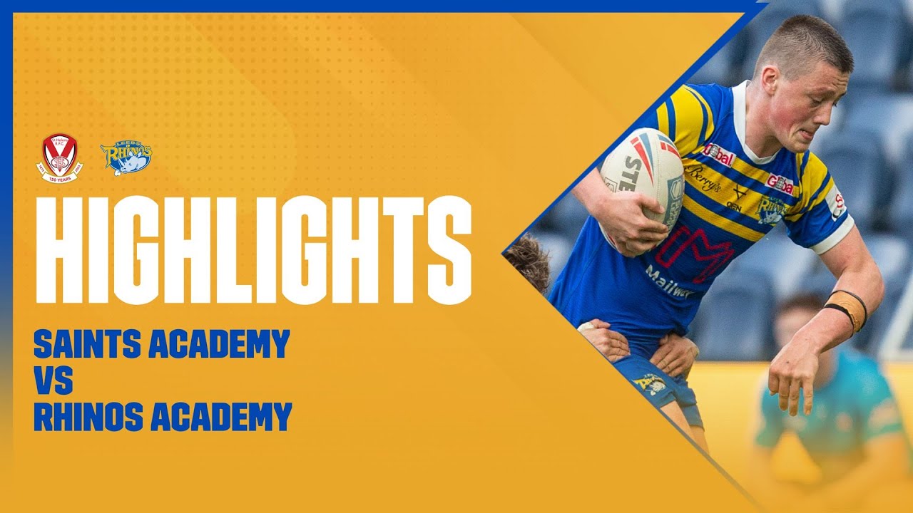 Match Highlights | Saints Academy vs Rhinos Academy