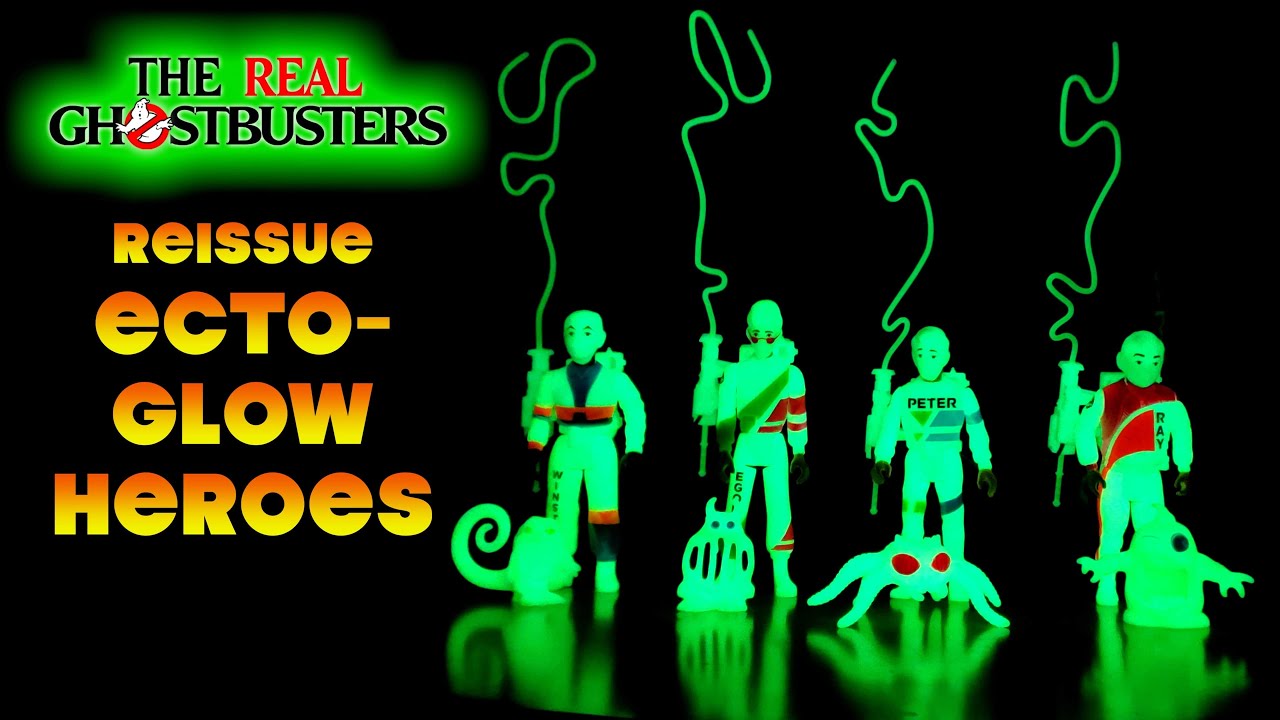 Kenner Classics The Real Ghostbusters Ecto-Glow Heroes Collector’s Set