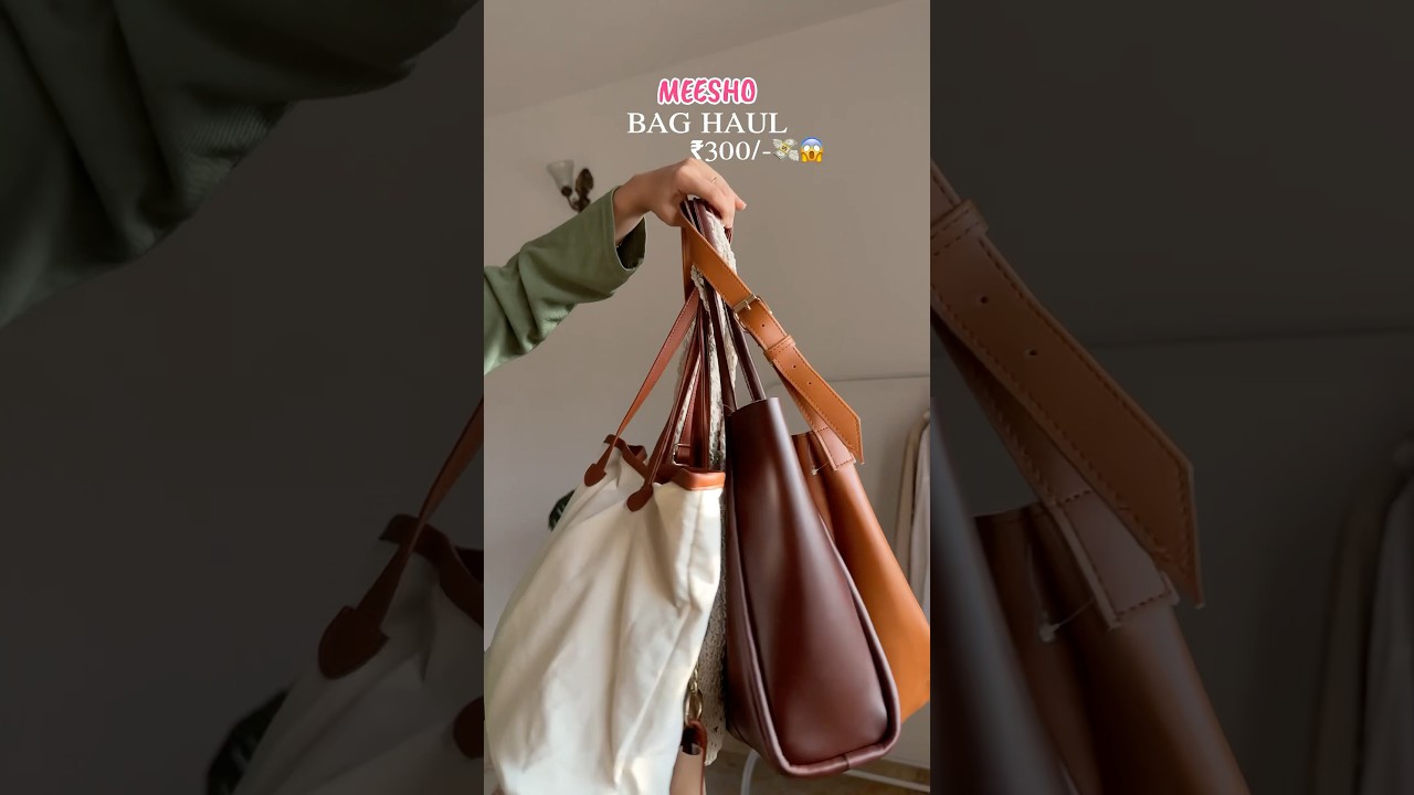 Affordable Meesho bag haul under ₹300/- #meeshohaul #meeshobags #meeshoapp #meeshofinds