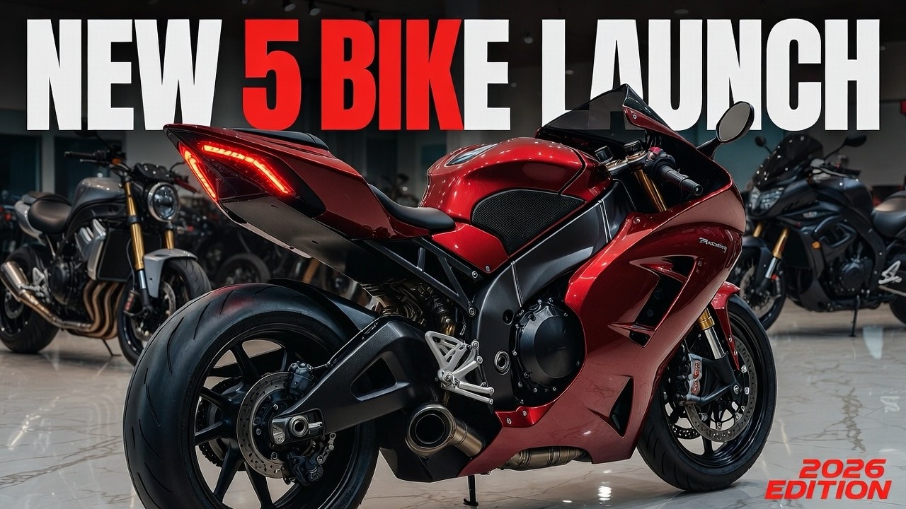 Top 5 Upcoming Bikes in 2026 🏍️ | New Launches You Must See!