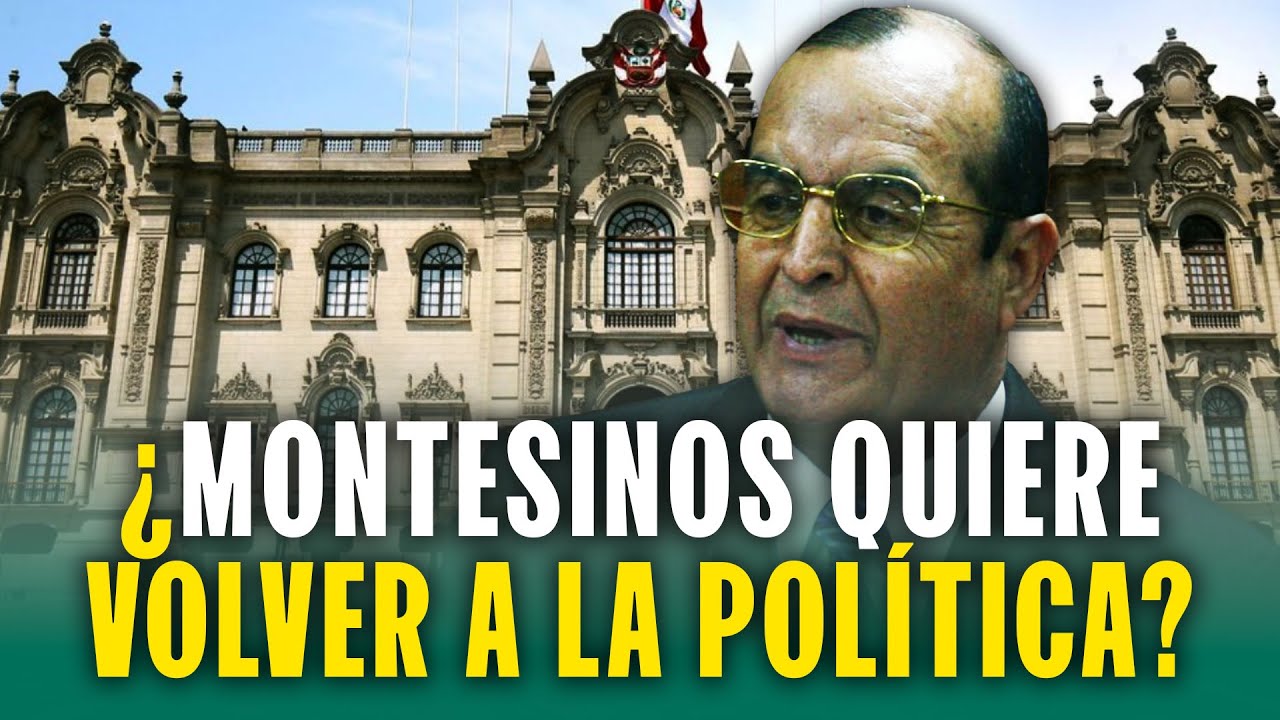 ¿Vladimiro Montesinos se afilia a partido para volver a la política?