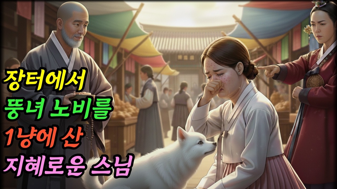 장터에서 뚱녀 노비를 1냥에 산 지혜로운 스님 | 야담 | 감동 사연 | 오디오북