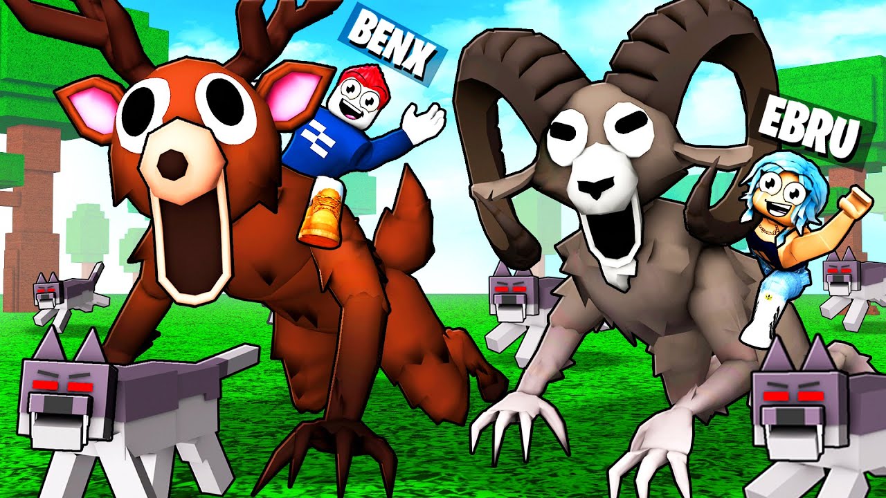ICH ZÜCHTE eine ARMEE (Deer, Ram, Bären, Wölfe) in 99 NIGHTS in THE FOREST in ROBLOX
