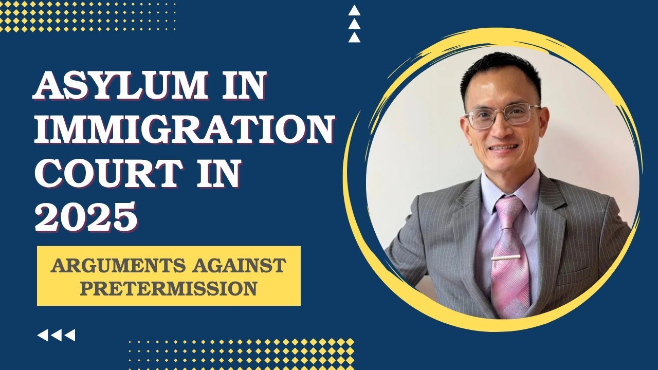 Asylum in Immigration Court in 2025: Arguments Against Pretermission (Part 2)