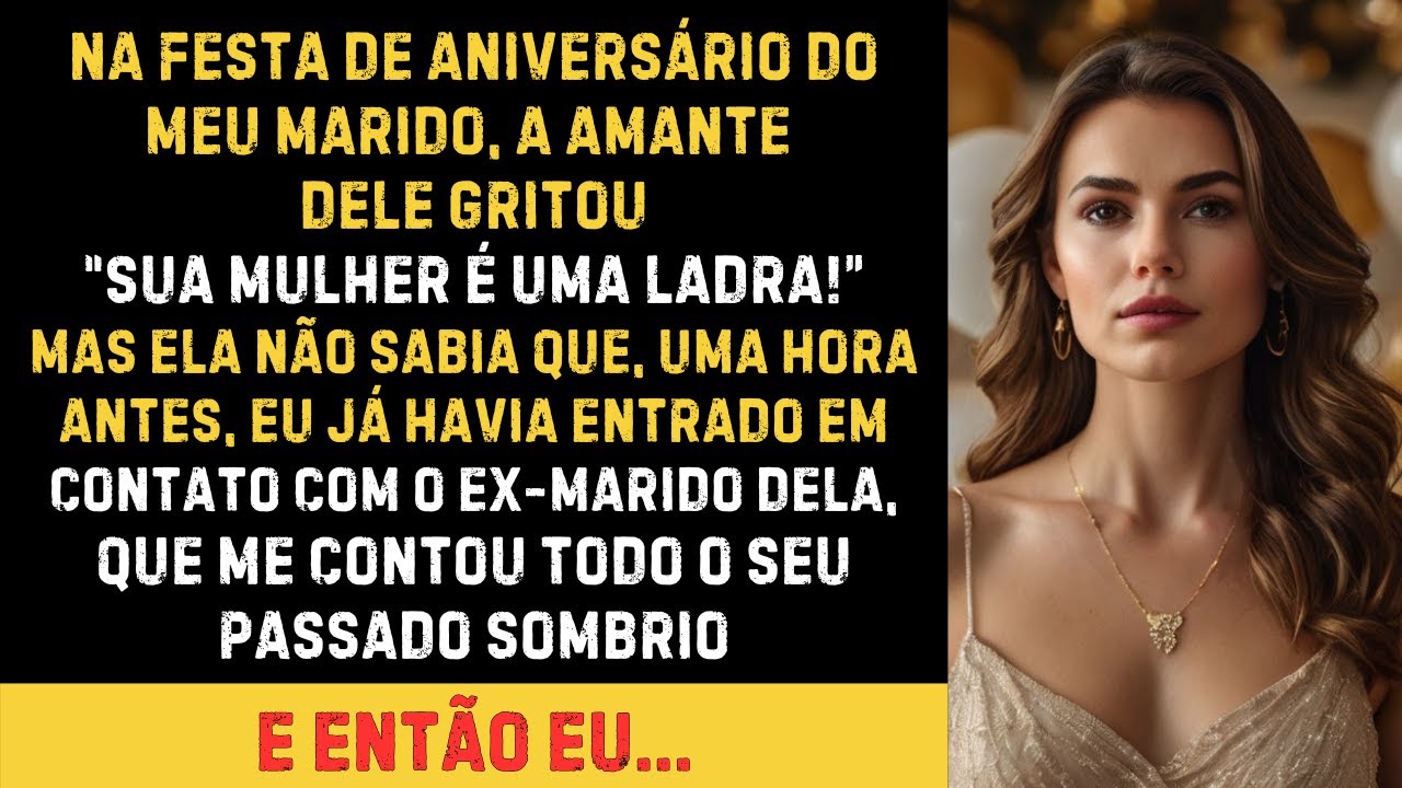 Na Festa de Aniversário do meu Marido, a Amante dele Gritou: 