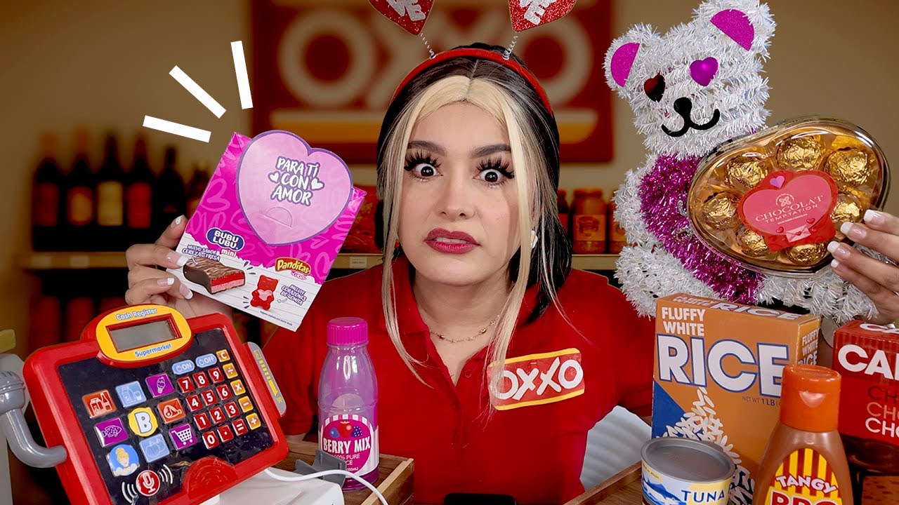 ASMR I La cajera del OXXO te atiende en San Valentín ❤️ 😳