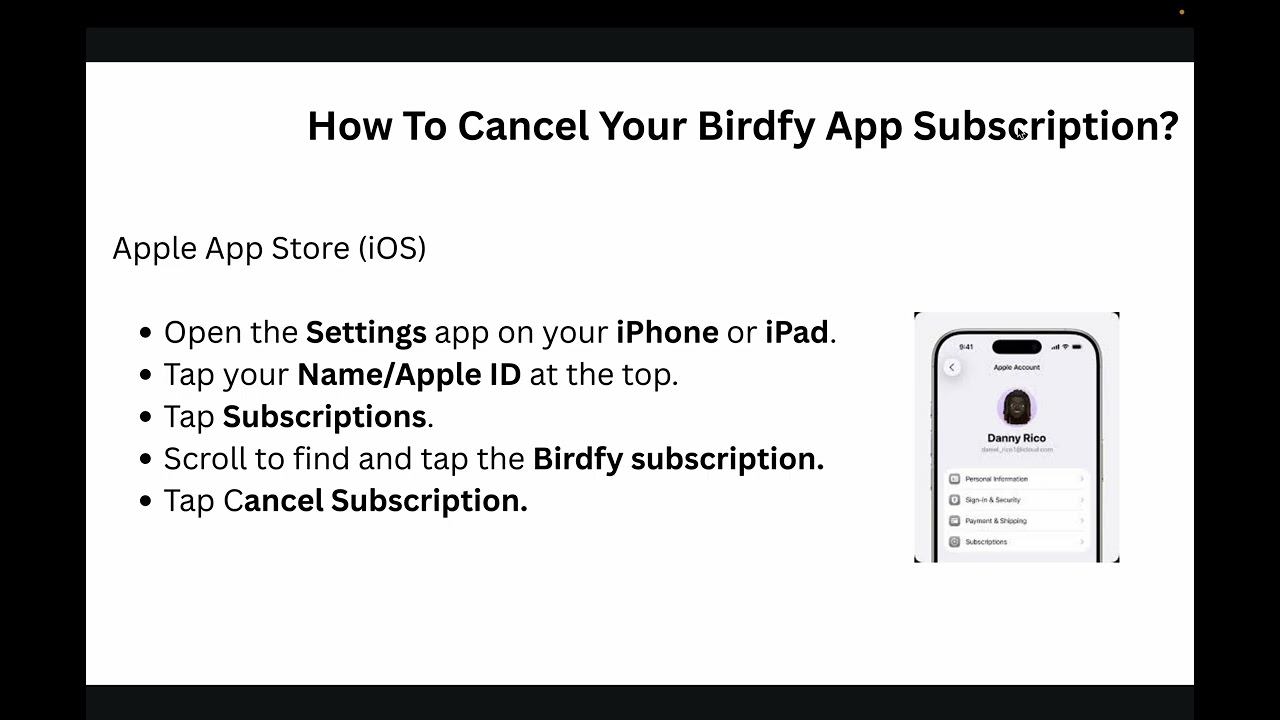 Как отменить подписку в приложении Birdfy &mdash; пошаговое руководство по отключению платежей