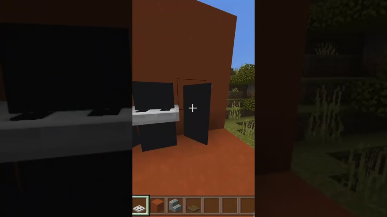 How to make a monitor set up in minecraft