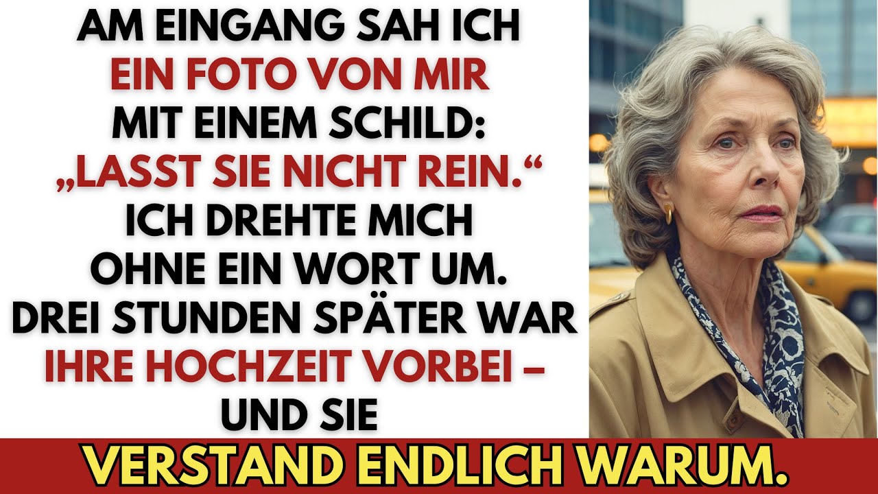 Meine Tochter ließ mich nicht zu ihrer Hochzeit kommen – doch ihr großer Tag endete genau dort…