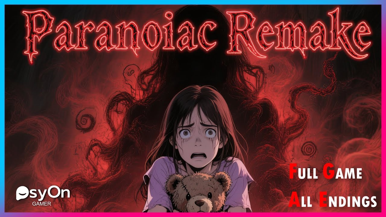PARANOIAC REMAKE: COMPLETE All Endings - Full Game (No Commentary)