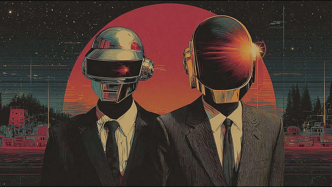 Daft Punk Nighttime Disco Systems 🌌| Chillwave, Synthwave, Retro Funk, Nu Disco, Electronic Playlist