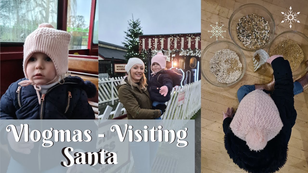 Vlogmas - Christmas Vlog 2020 UK - Visiting Santa, Wicksteed Park