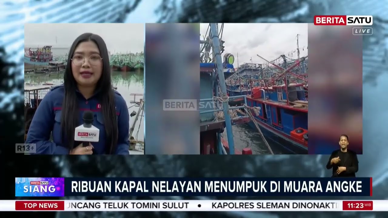 Ribuan Kapal Nelayan Menumpuk di Pelabuhan Muara Angke, Ada Apa? #Beritasatu