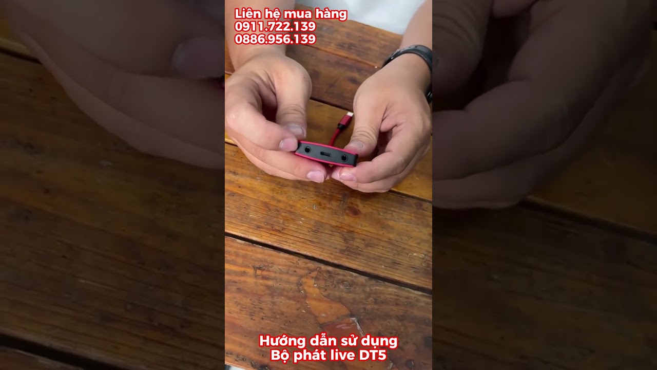 Hướng dẫn sử dụng bộ phát live DT5