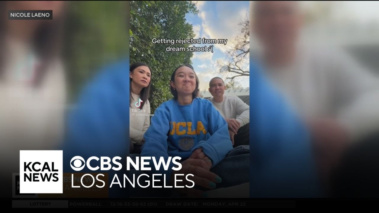 A SoCal high school student's reaction to her college rejection letter goes viral and inspires