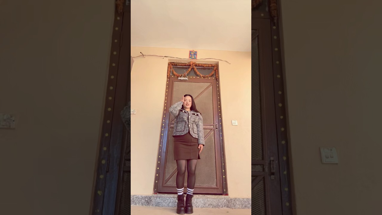 Dancing on new viral tamang song 🤭 