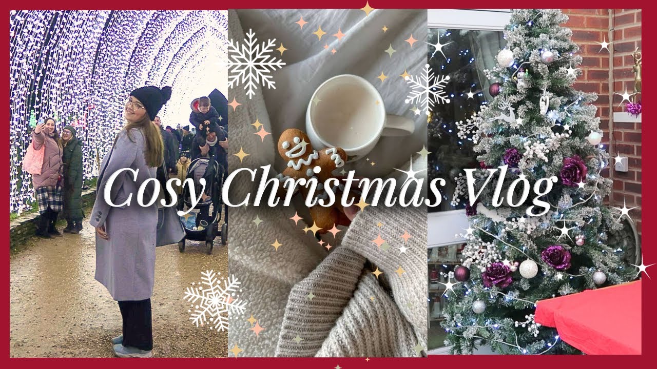 COSY CHRISTMAS VLOG 🎄 | wrapping presents, Christmas market, house tour & Christmas lights display