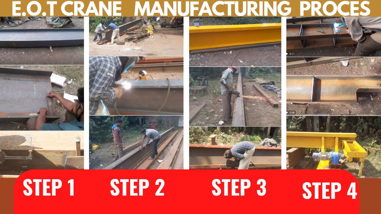 How to  Manufacturing E.O.T Crane | EOT Crane Manufacturing process |  How its Made.