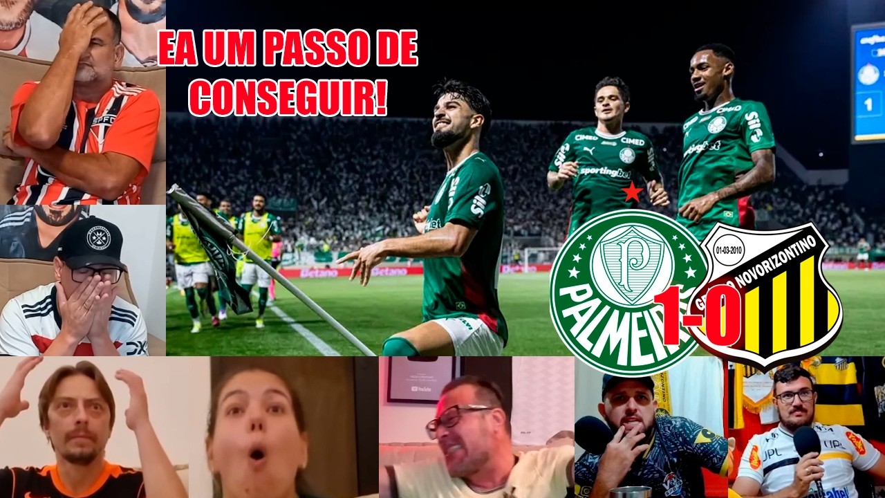REAÇÃO: Palmeiras 1 x 0 Novorizontino | FINAL Paulistão 2026 | O Verdão é imparável! 💚🏆