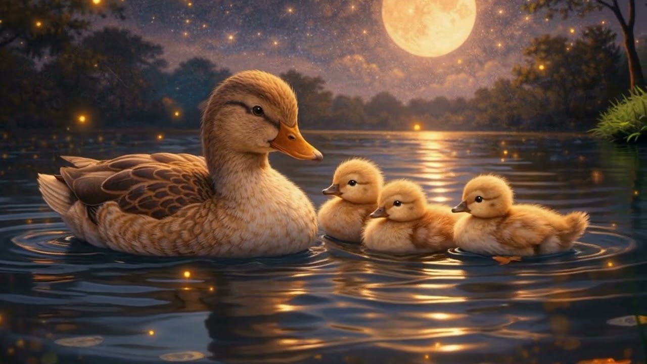 Mama Duck & Ducklings Sleep Music · Instrumental Water Lullaby for Deep Sleep & Nighttime Calm