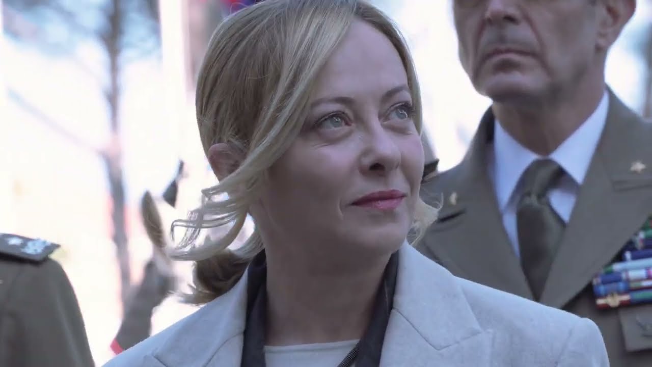 Il Presidente Meloni alla cerimonia di inaugurazione dell'Anno Accademico dell'Arma dei Carabinieri