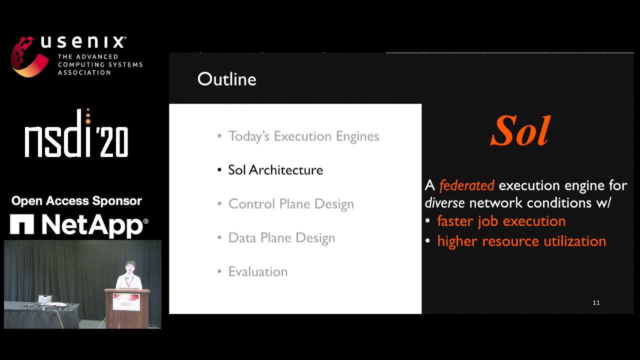 NSDI '20 - Sol: Fast Distributed Computation Over Slow Networks