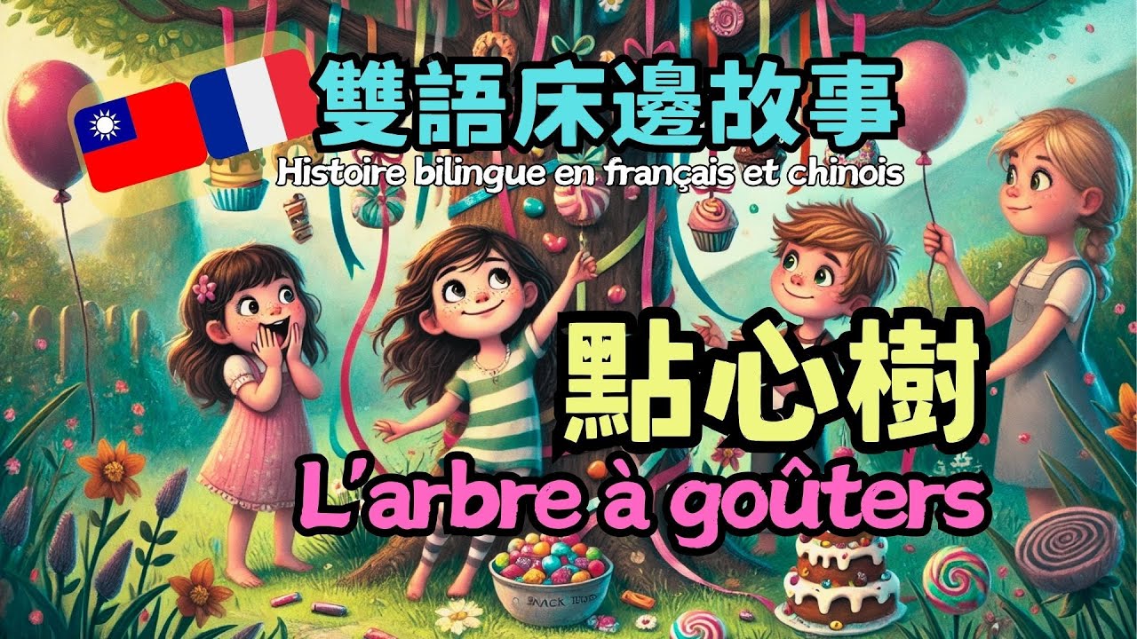 🇹🇼🇫🇷雙語床邊故事 « Le secret de l’arbre à goûters »《點心樹》| Histoire bilingue en français et chinois
