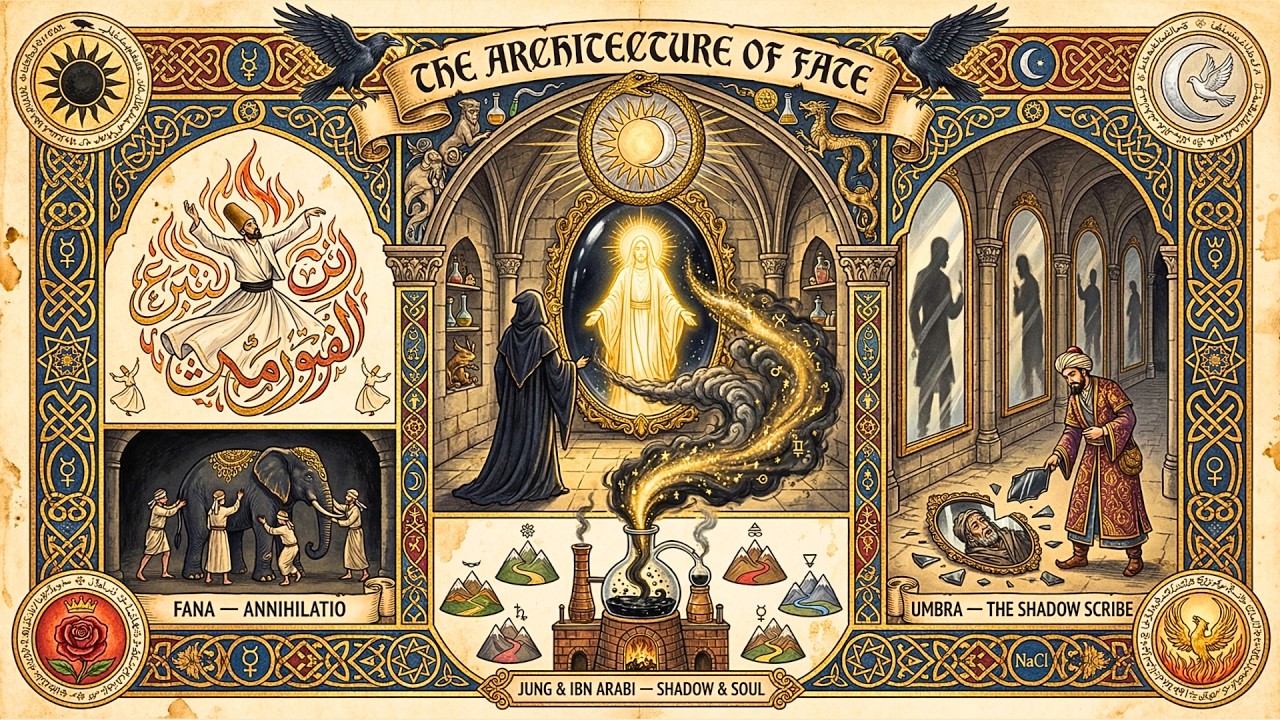 The Architecture of Fate — How Your Shadow Scripts Your Life (Jung & Ibn Arabi)