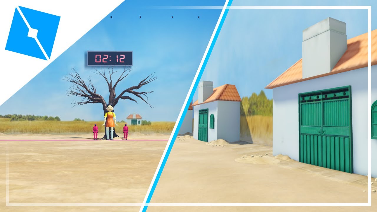 Red Light Green Light Squid Game (SPEEDBUILD) {Timelapse} [ROBLOX Studio]