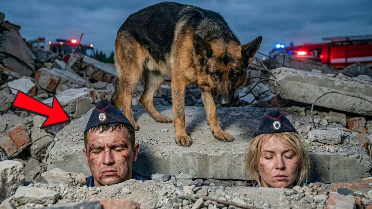 Собака вместе с хозяином нашла двух офицеров, засыпанных живьём — продолжение шокировало всех