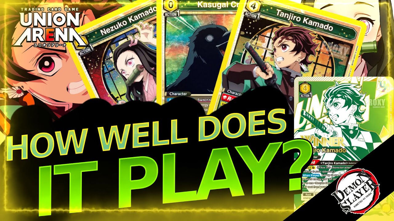Demon Slayer Yellow Siblings Rare Battle Winner Deck Build | Union Arena