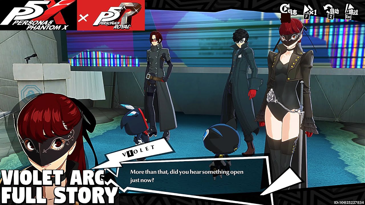 Persona 5 The Phantom X - Persona 5 Royal Violet Arc FULL STORY [P5 Royal Collaboration Story]