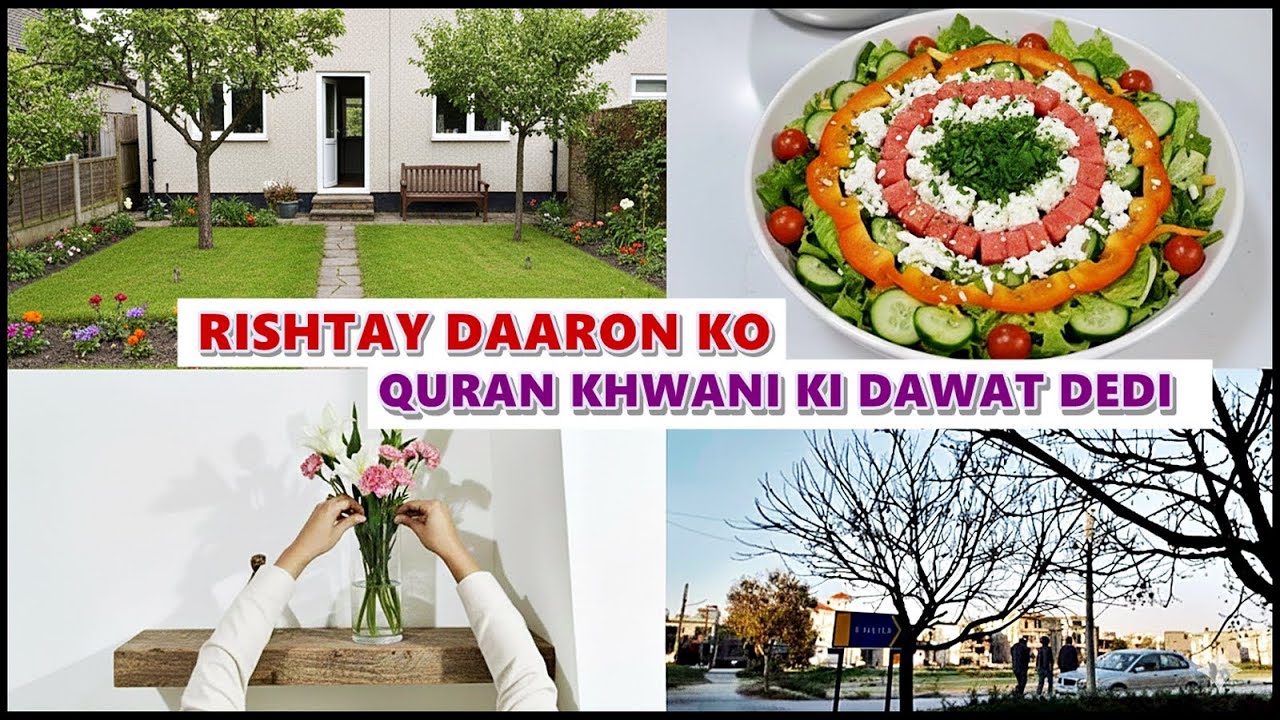 Allah ki rehmat k leay Quran Khwani ki tyari shuru 😇Mix vegetables ki ricepe 🥘 Gardening 🫒 QAMK