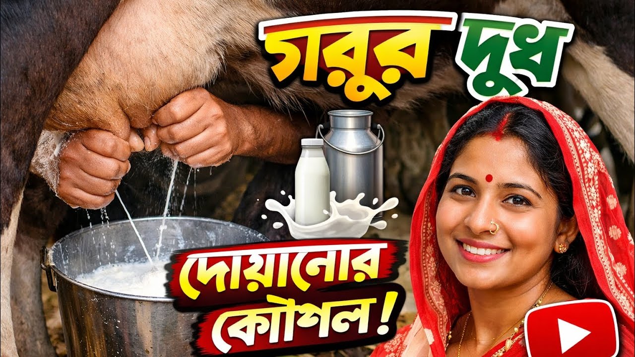 দুধ দোয়ানোর MIND-BLOWING কৌশল সমস্ত গরুর জন্য!