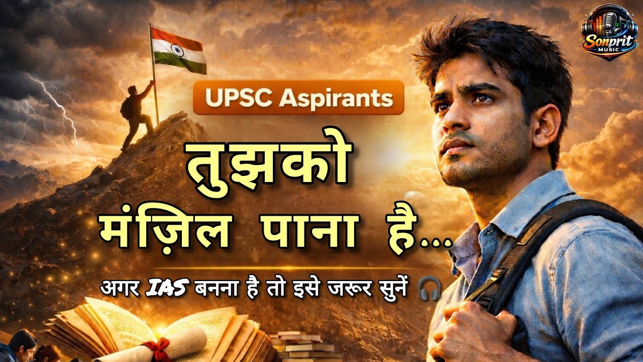 तुझको मंज़िल पाना है | UPSC Motivational Song | IAS Aspirants जरूर सुनें | Never Give Up