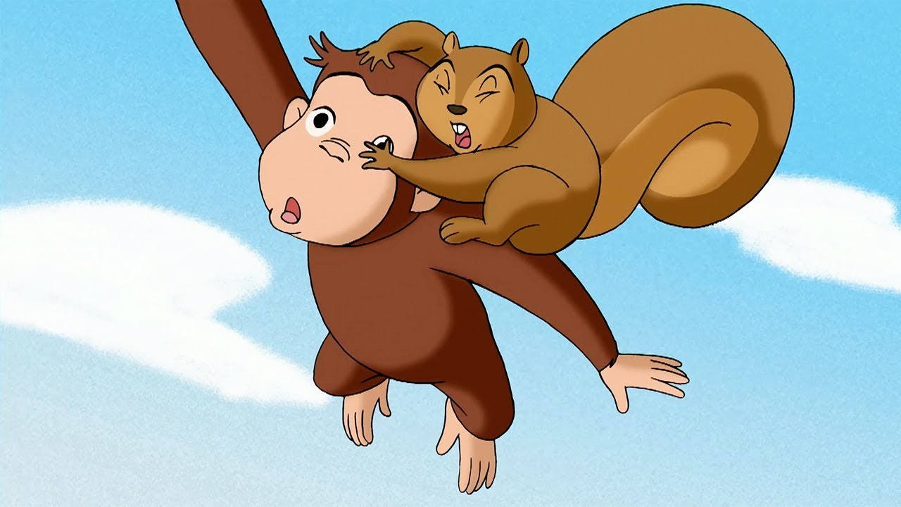 Curious George 🐵Curious George Flies a Kite 🐵Full Episode 🐵 HD 🐵 Cartoons For Children