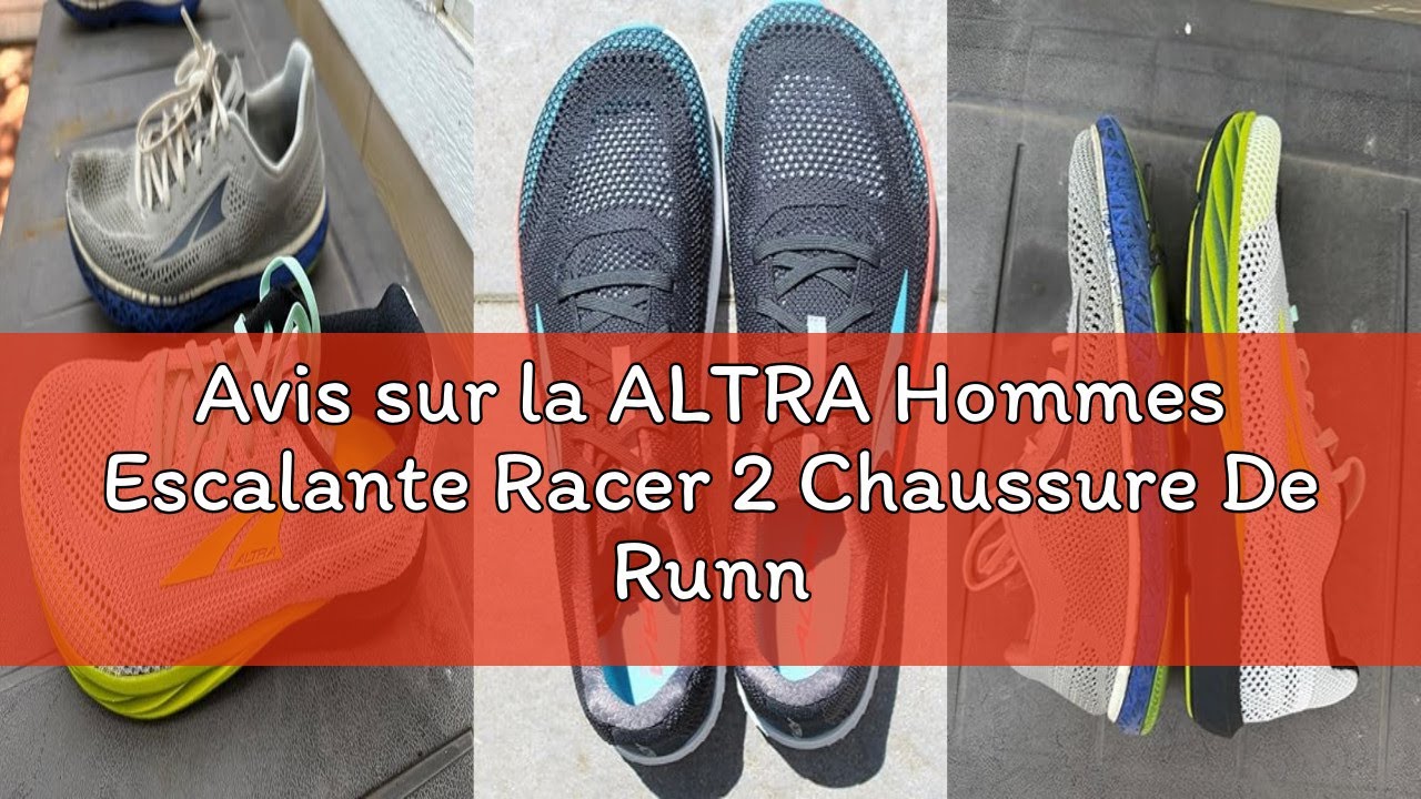 Avis sur la ALTRA Hommes Escalante Racer 2 Chaussure De Running sans Stabilisateurs Chaussures De Ru