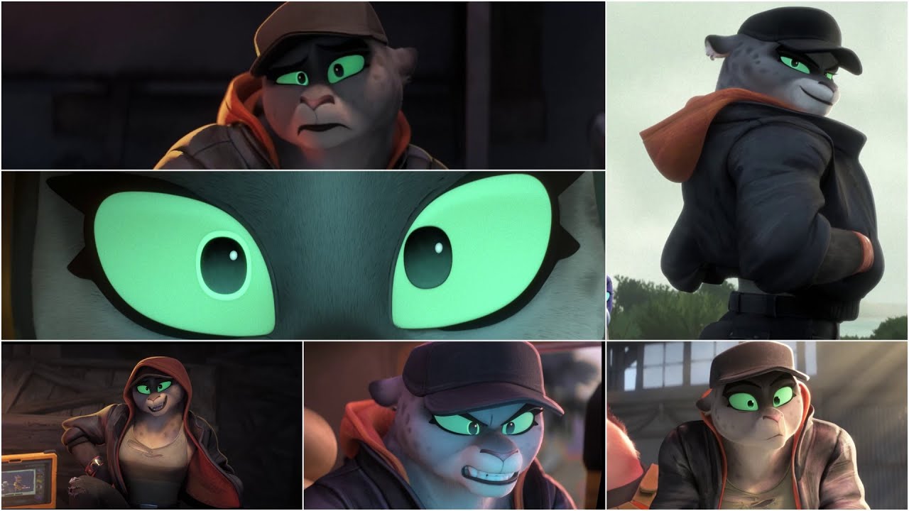 [Плохие парни 2] Полная анимация Китти Кэт