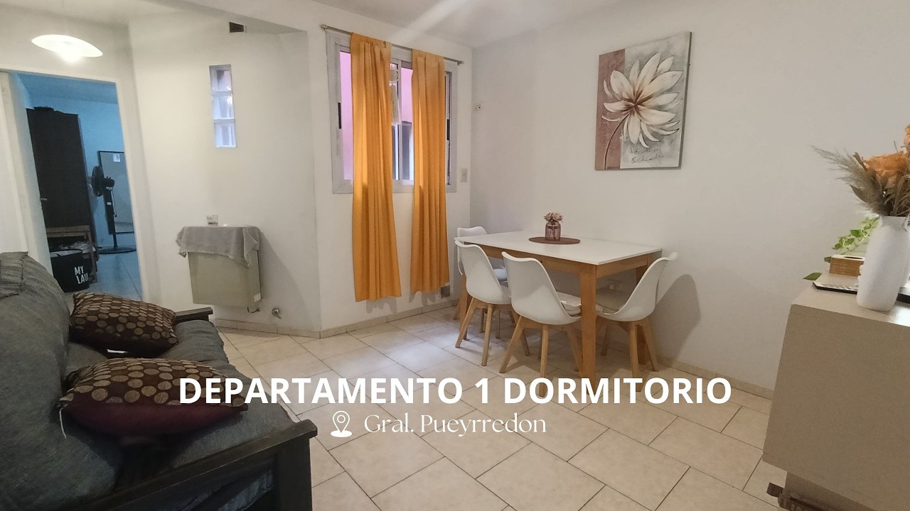 VENTA DEPARTAMENTO 1 DORMITORIO GRAL PUEYRREDON