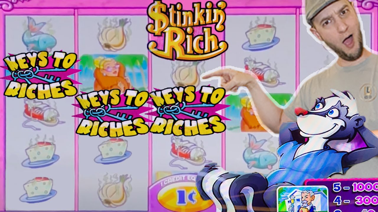 I'M GOING TO GAMBLE UNTIL I GET A BONUS 🦨 Stinkin Rich Keys to Riches