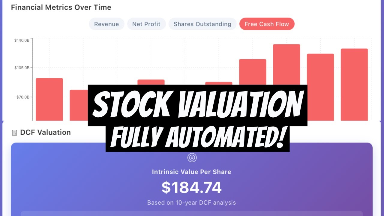 Ultimate Stock Valuation Tool - Fully Automated!