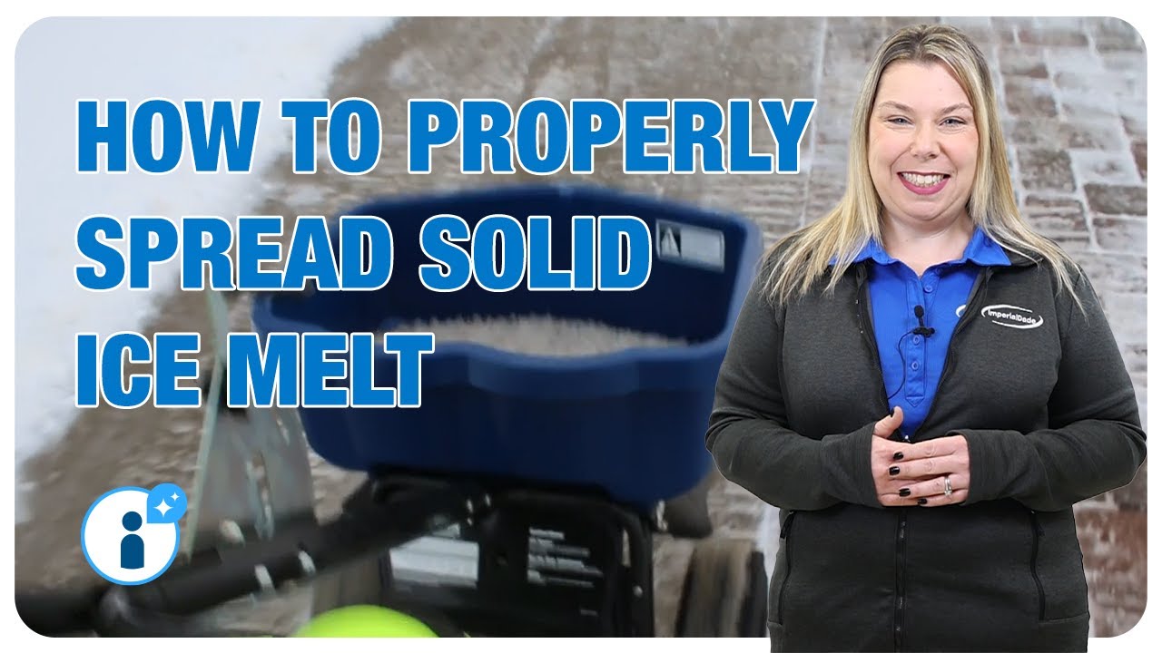 How to Properly Apply Solid Ice Melt