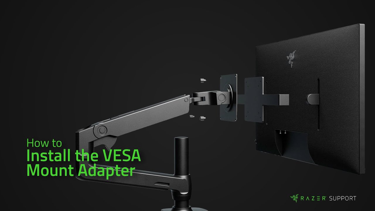 How to install the VESA Mount Adapter