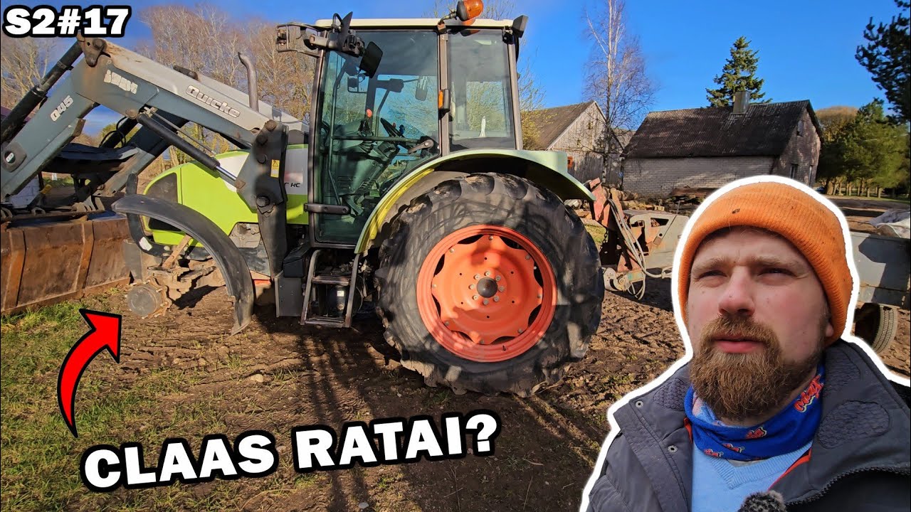 ukis.zemaitija/s2#17 galvijų judėjimas, claas ratai