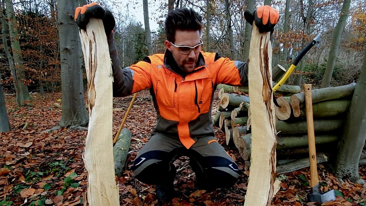 Das ist ja der Spalt-Hammer! #husqvarna #Gränsfors