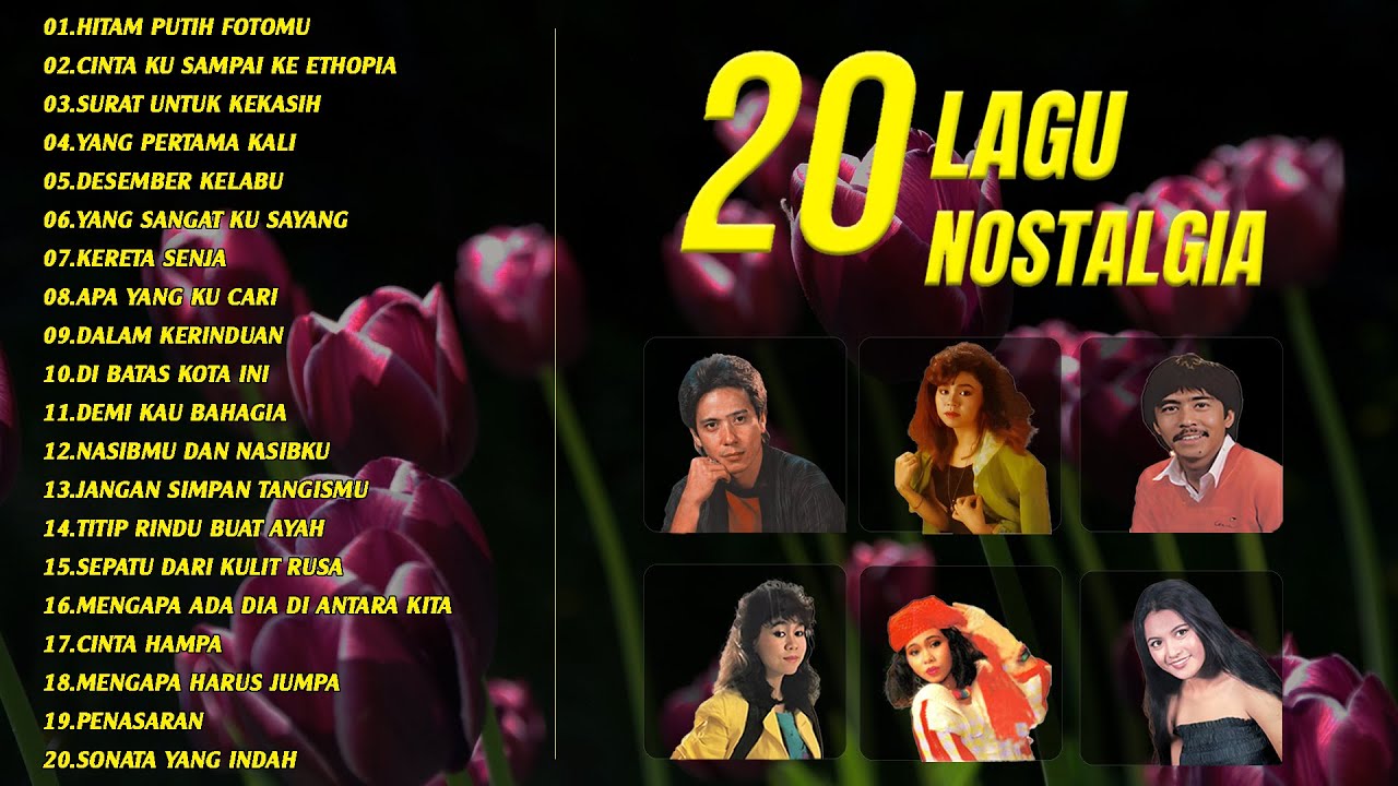 Lagu Pop Nostalgia Terbaik 80an 90an - Hitam Putih Fotomu ,Cinta Ku Sampai Ke Ethopia - Tommy J Pisa